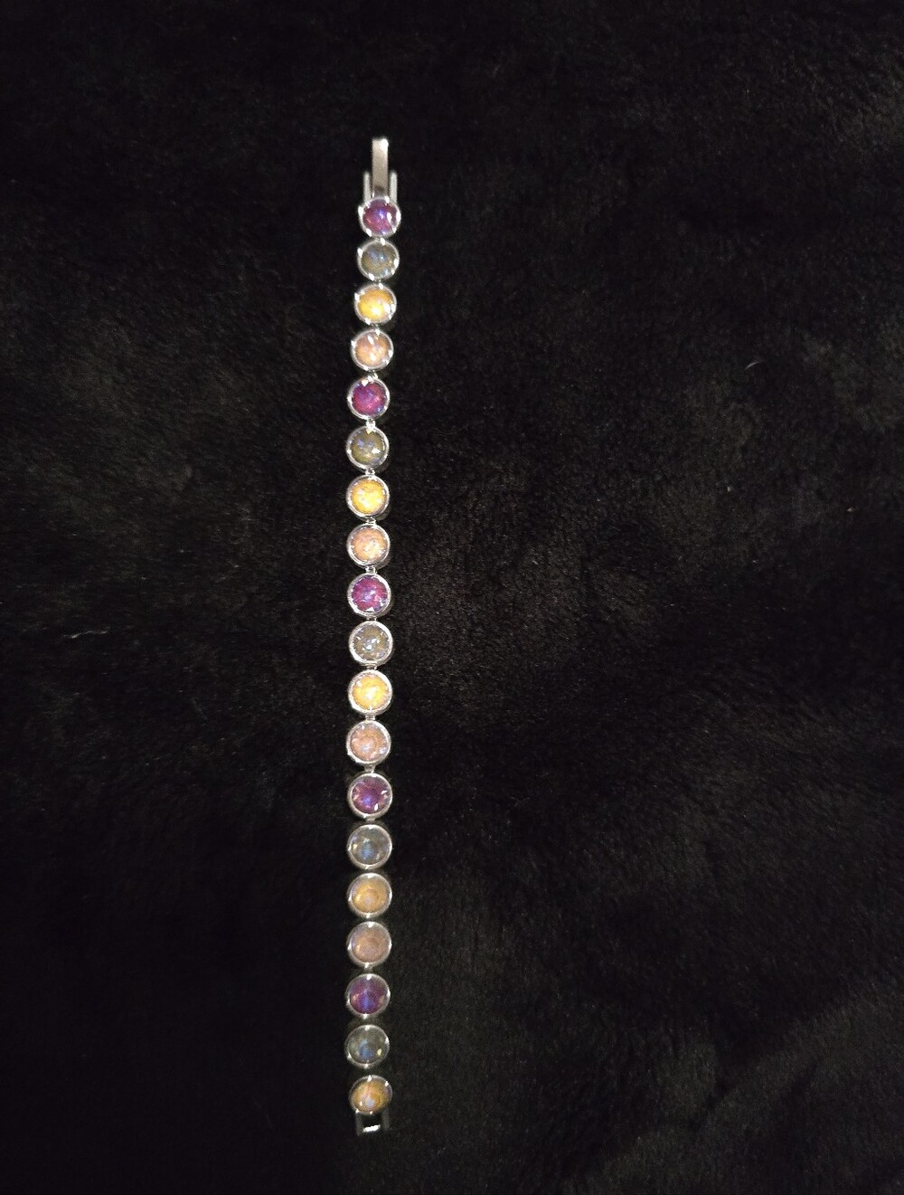 Multicolor Crystal Tennis Bracelet - TOUCHSTONE CRYSTAL